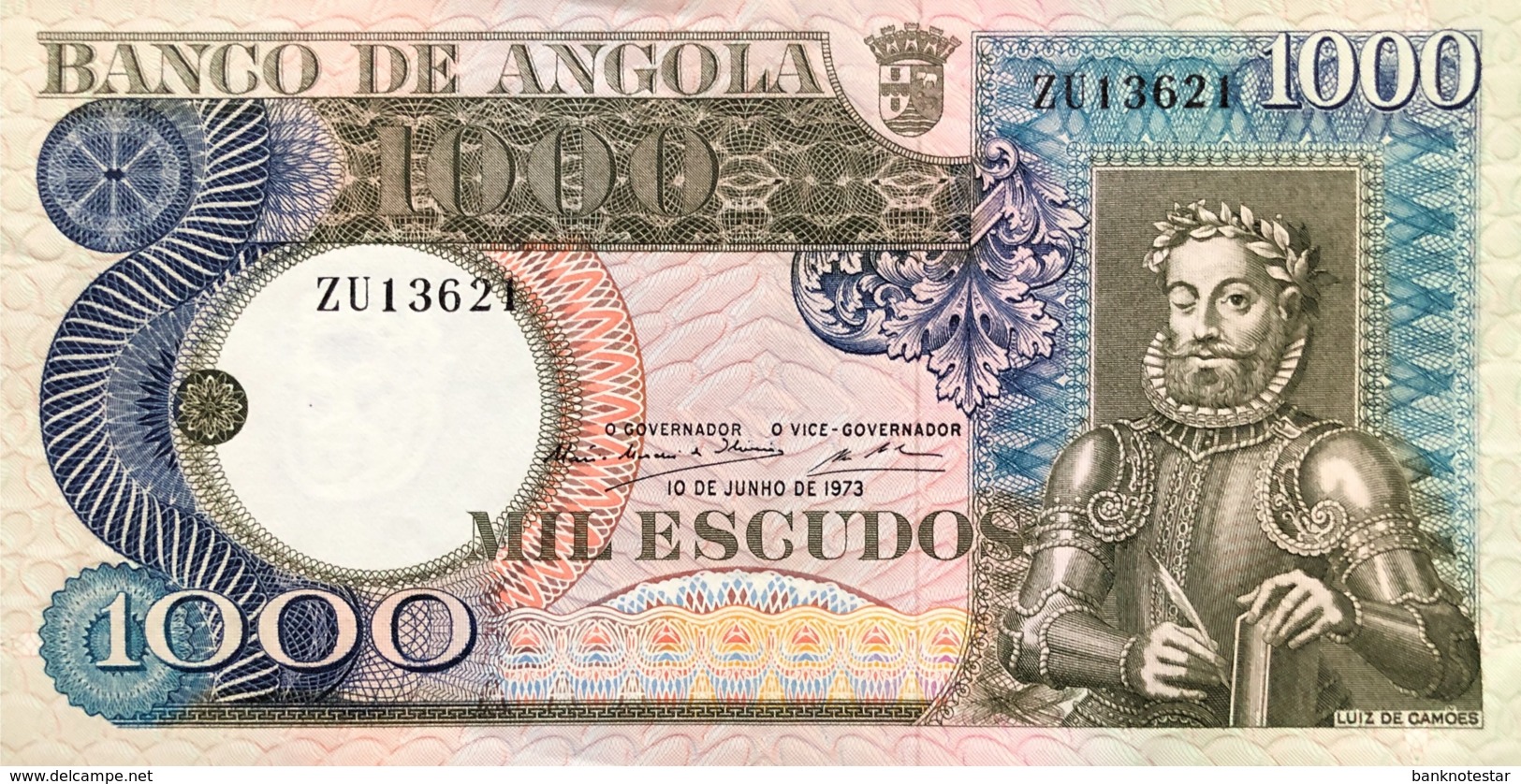 Angola 1.000 Escudos, P-108 (10.6.1973) - EF/XF+ - Angola