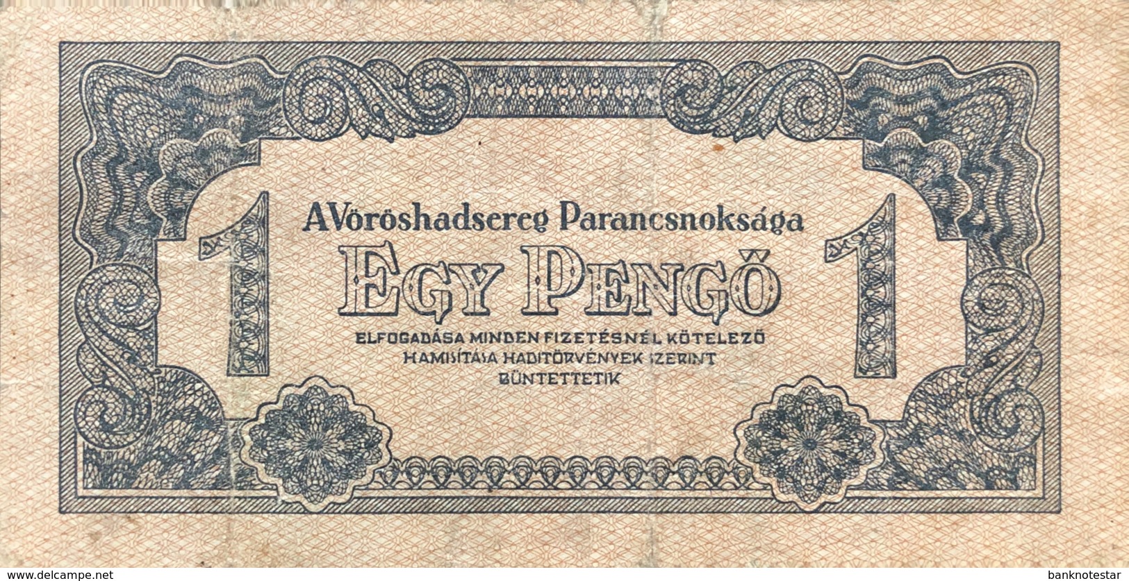 Hungary 1 Pengö, P-M2 (1944) - Fine - Hungary