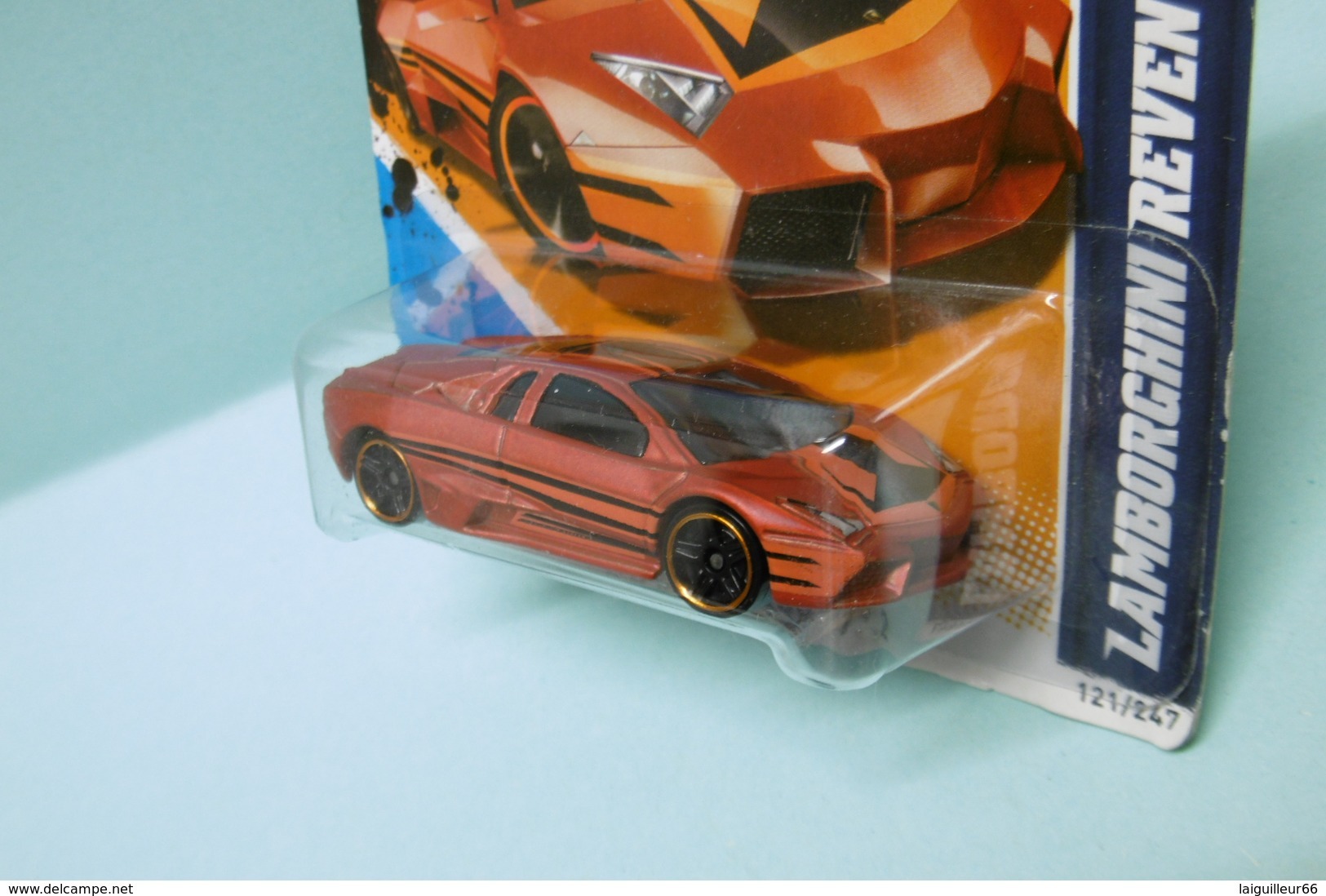 Hot Wheels - LAMBORGHINI REVENTON - 2012 HW All Stars HOTWHEELS EU Short Card 1/64 - HotWheels