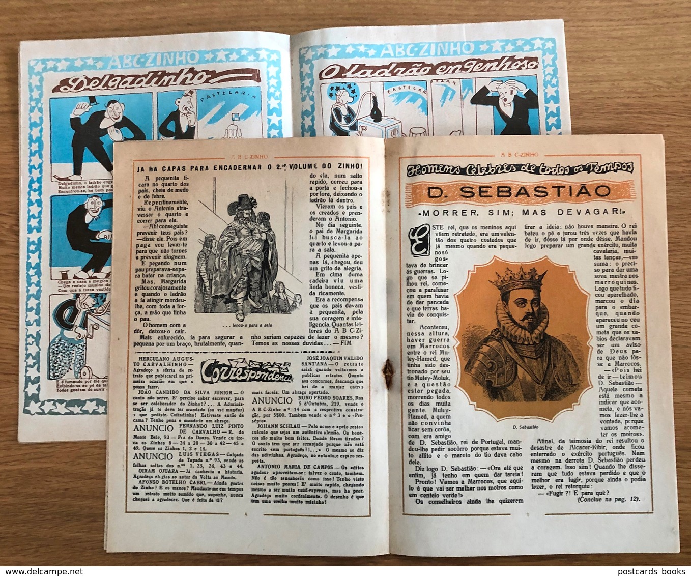 2 X Revistas ABC ZINHO Direcção E Desenhos COTTINELLI TELMO - CARTOON Brito Pais E Sarmento Beires 1924 LISBOA Portugal - Revues & Journaux