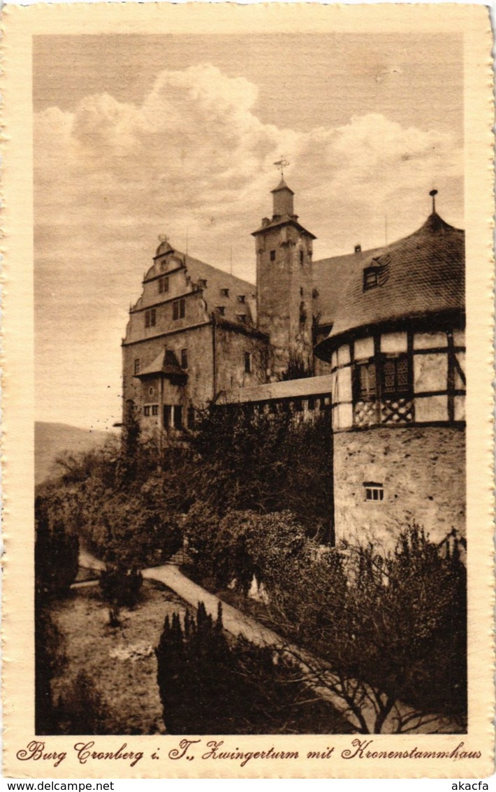 CPA AK Kronberg- Zwinggerturm M. Kronenstammhaus GERMANY (949403) - Kronberg