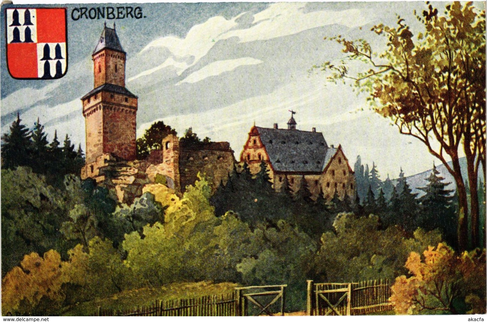 CPA AK Kronberg- Stammschloss GERMANY (949412) - Kronberg