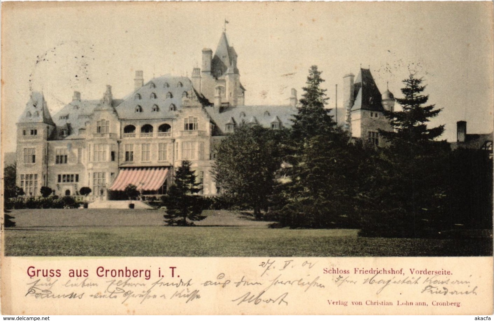 CPA AK Kronberg- Schloss Friedrichshof GERMANY (949441) - Kronberg