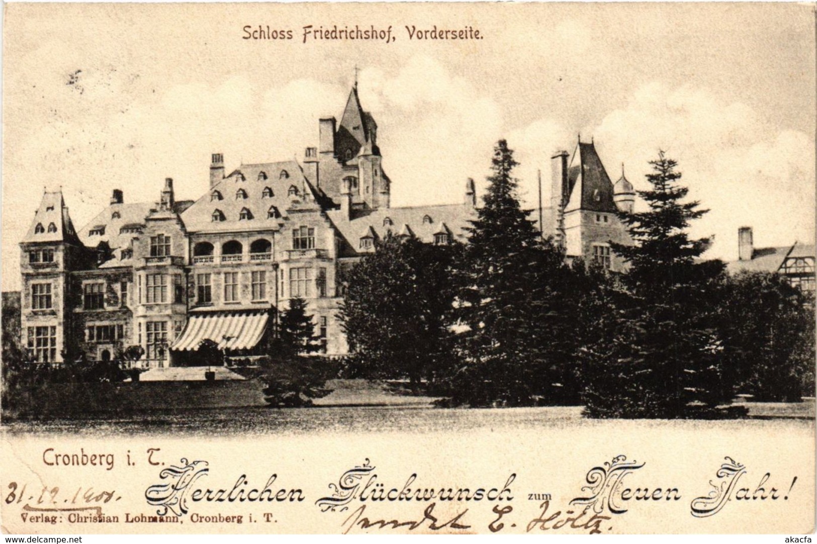 CPA AK Kronberg- Schloss Friedrichshof GERMANY (949442) - Kronberg