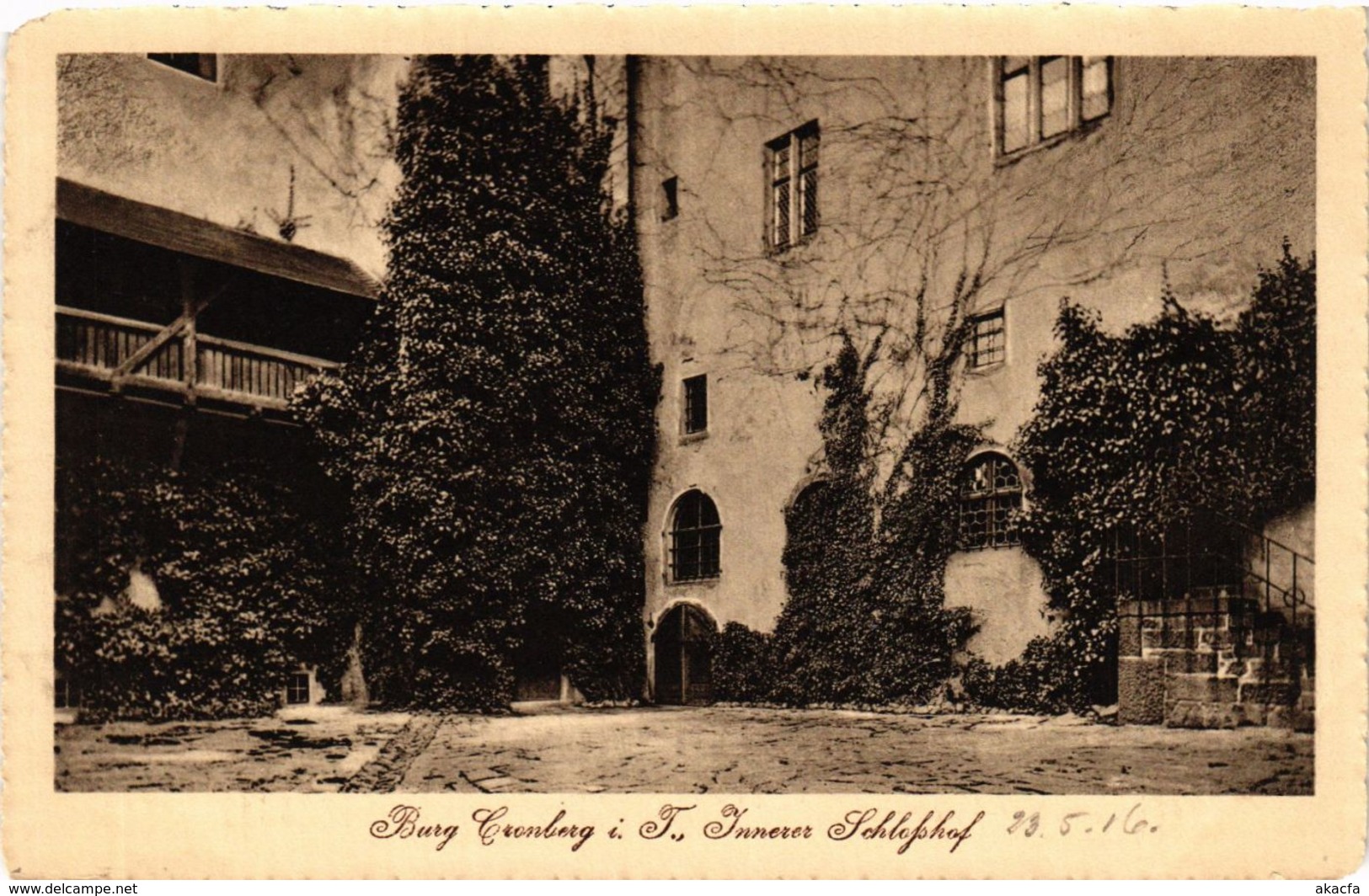 CPA AK Kronberg- Burg, Innerer Schlosshof GERMANY (949455) - Kronberg