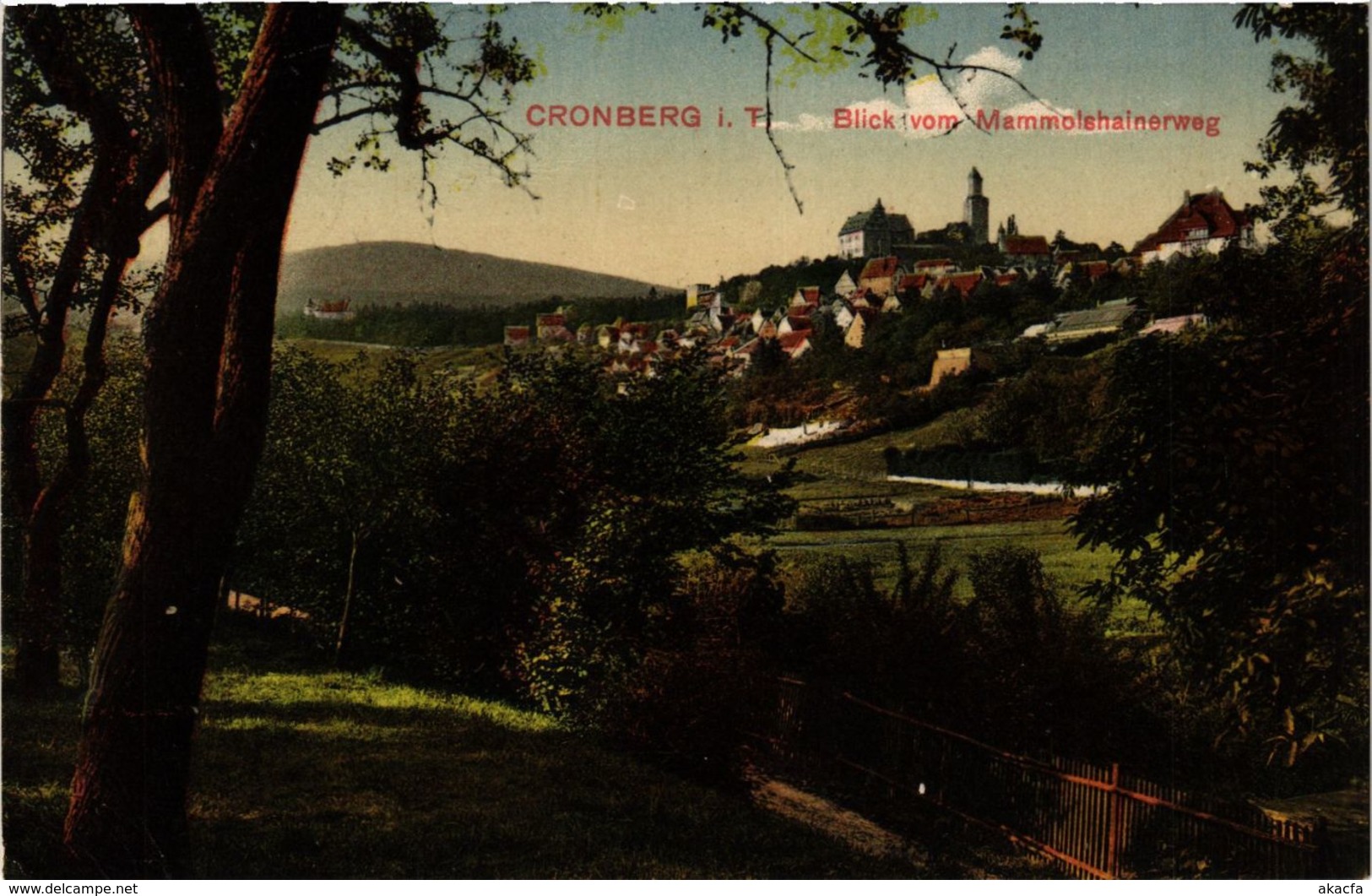 CPA AK Kronberg- Blick V. Mammoishainer Weg GERMANY (949460) - Kronberg