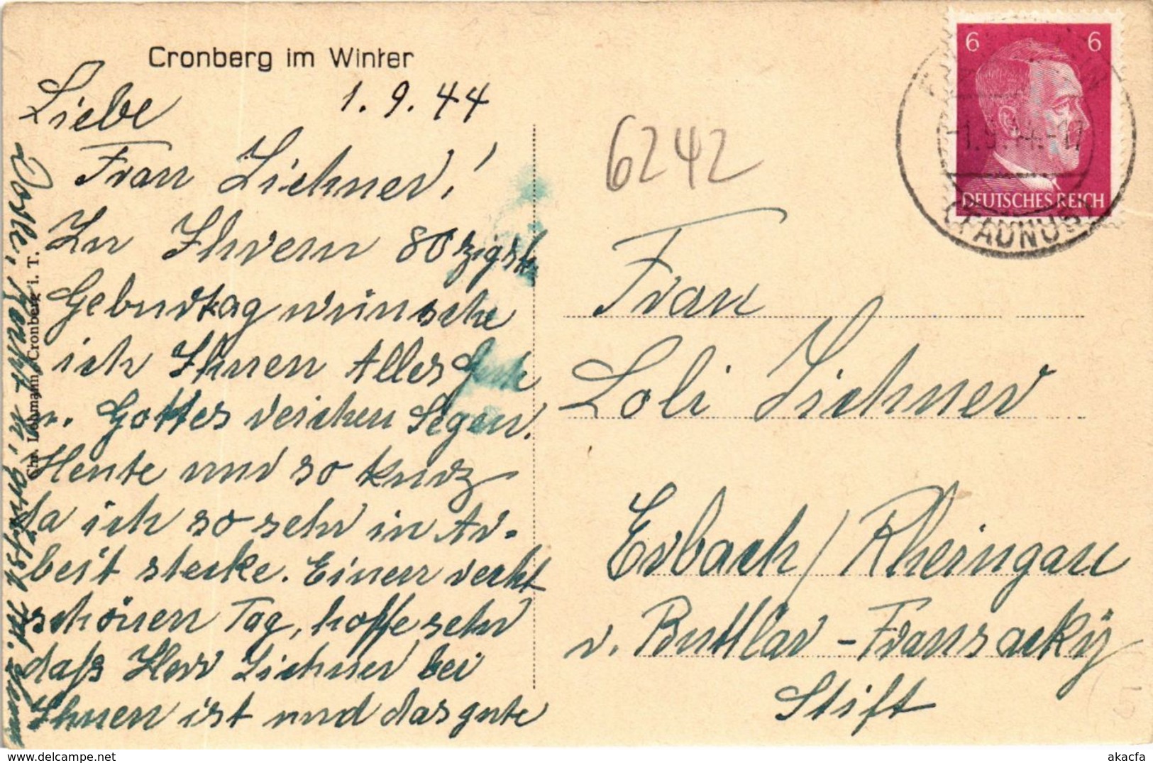 CPA AK Kronberg- Im Winter GERMANY (949470) - Kronberg