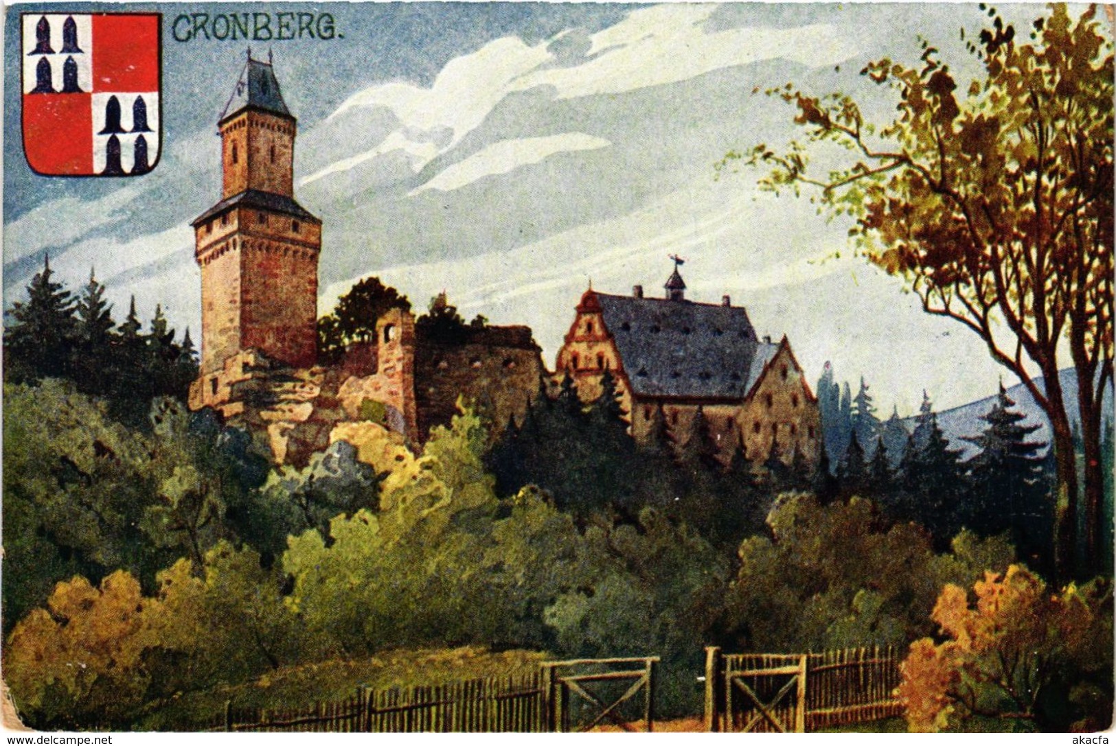 CPA AK Kronberg- Stammschloss GERMANY (949513) - Kronberg