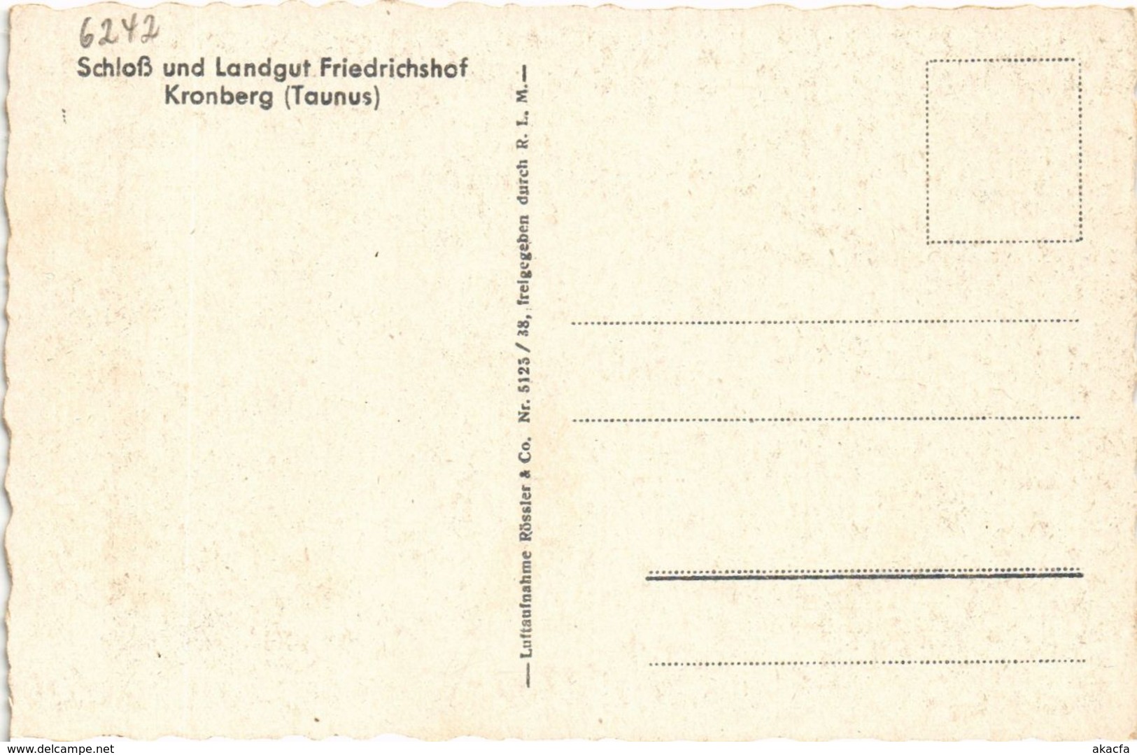 CPA AK Kronberg- Schloss Friedrichshof GERMANY (949517) - Kronberg