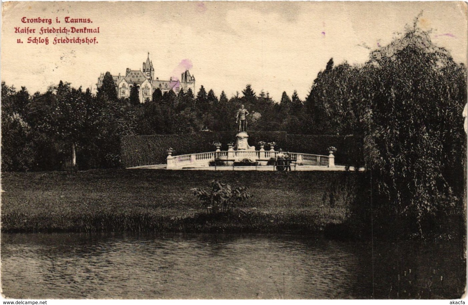 CPA AK Kronberg- Kaiser Friedrich Denkmal GERMANY (949547) - Kronberg