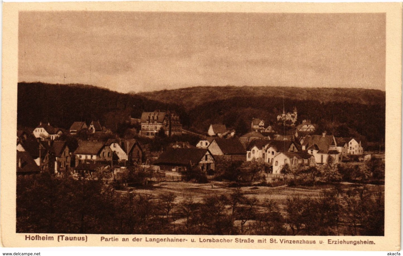 CPA AK Hofheim- Partie A.d. Langerhainer Strasse GERMANY (949589) - Hofheim