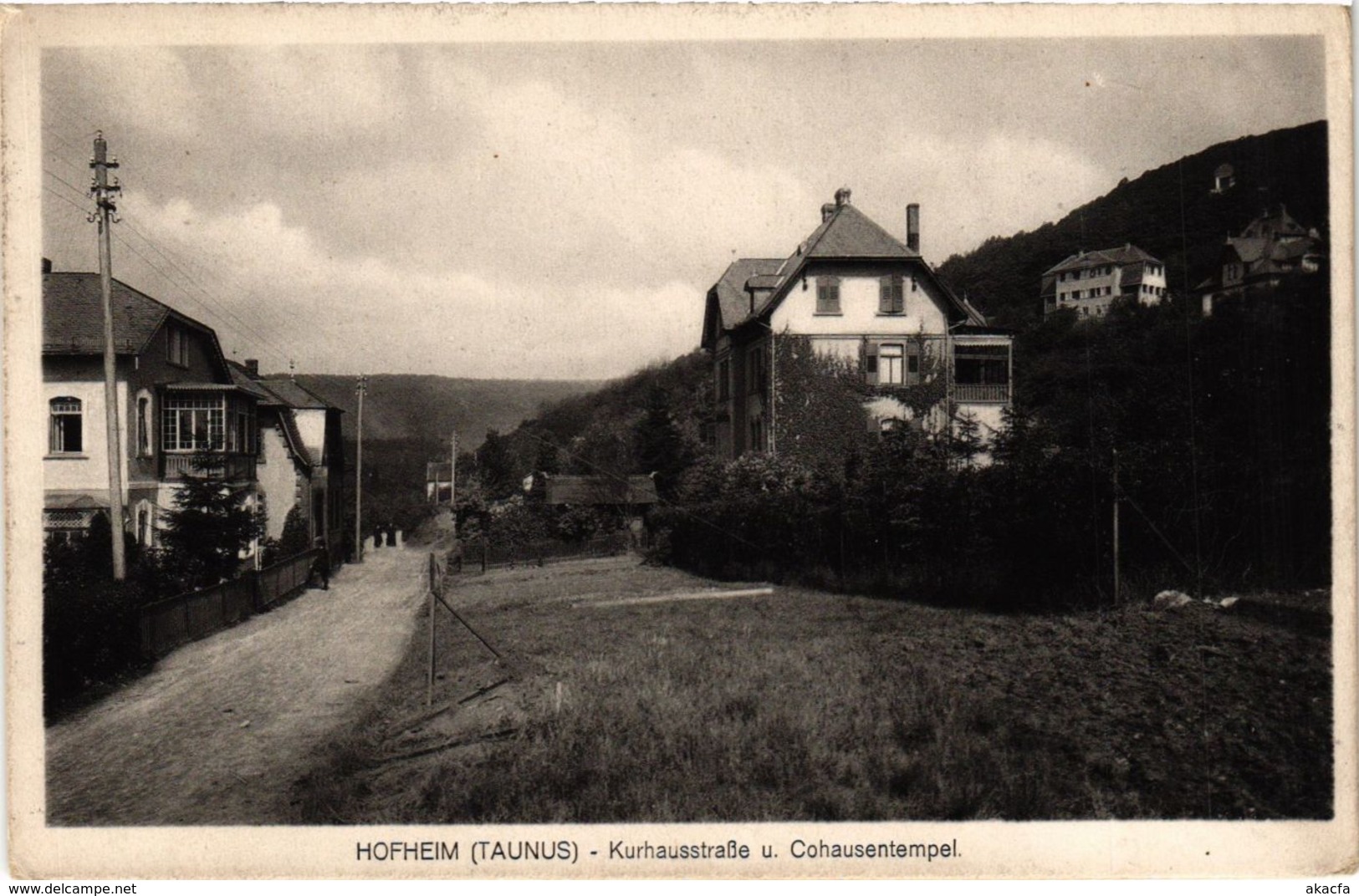 CPA AK Hofheim- Kurhausstrasse U. Cohausentempel GERMANY (949596) - Hofheim