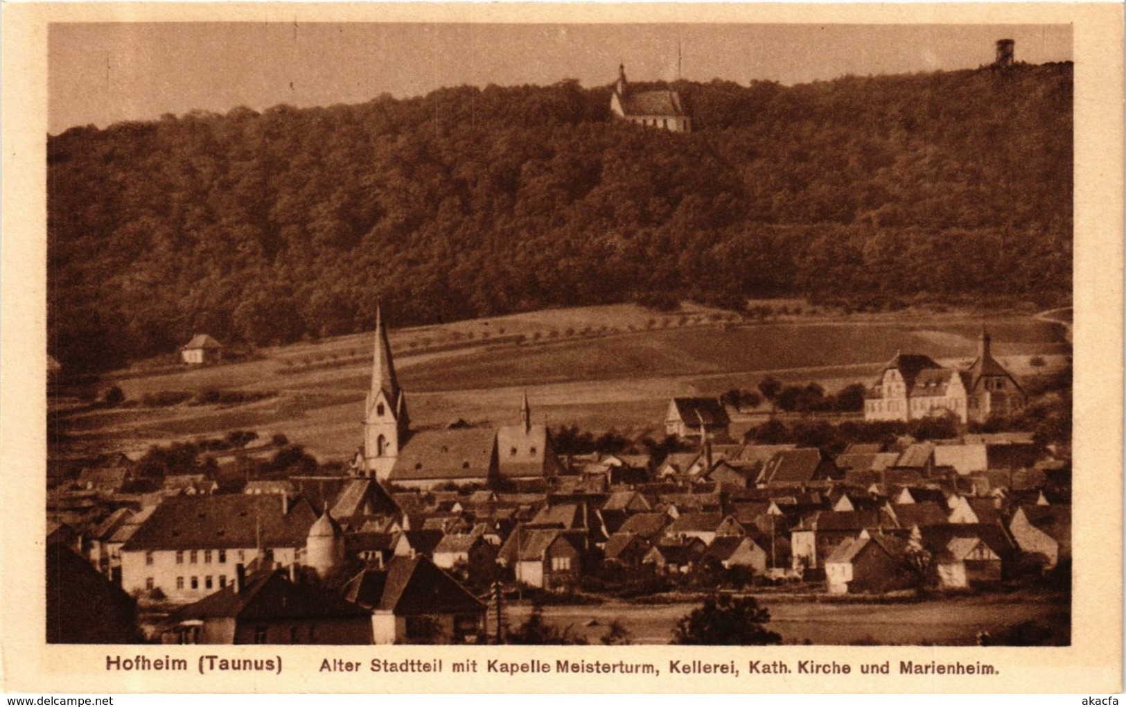 CPA AK Hofheim- Altes Stadtteil M. Kapelle Meisterturm GERMANY (949632) - Hofheim