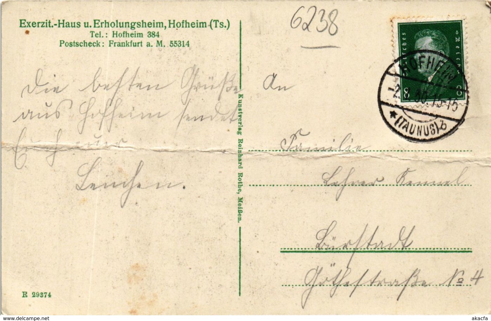 CPA AK Hofheim- Exerzitien Haus U. Erholungsheim GERMANY (949643) - Hofheim