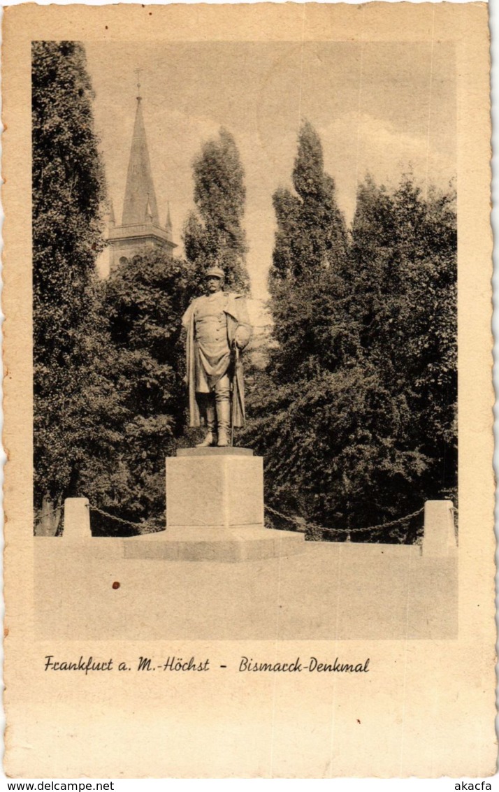 CPA AK Hochst- Bismarck Denkmal GERMANY (949665) - Hoechst