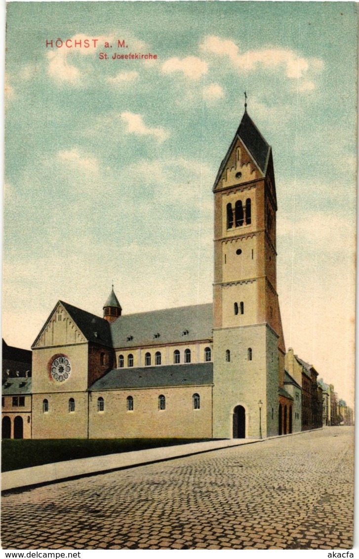 CPA AK Hochst- St. Justinuskirche GERMANY (949672) - Hoechst