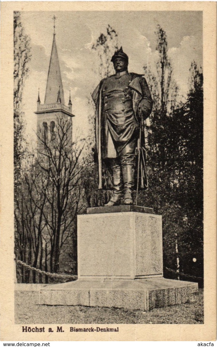 CPA AK Hochst- Bismarck Denkmal GERMANY (949674) - Hoechst