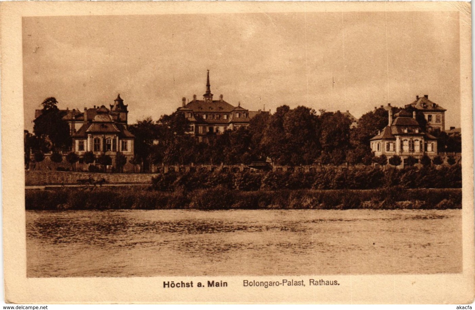 CPA AK Hochst- Bolongaro Palast, Rathaus GERMANY (949689) - Hoechst