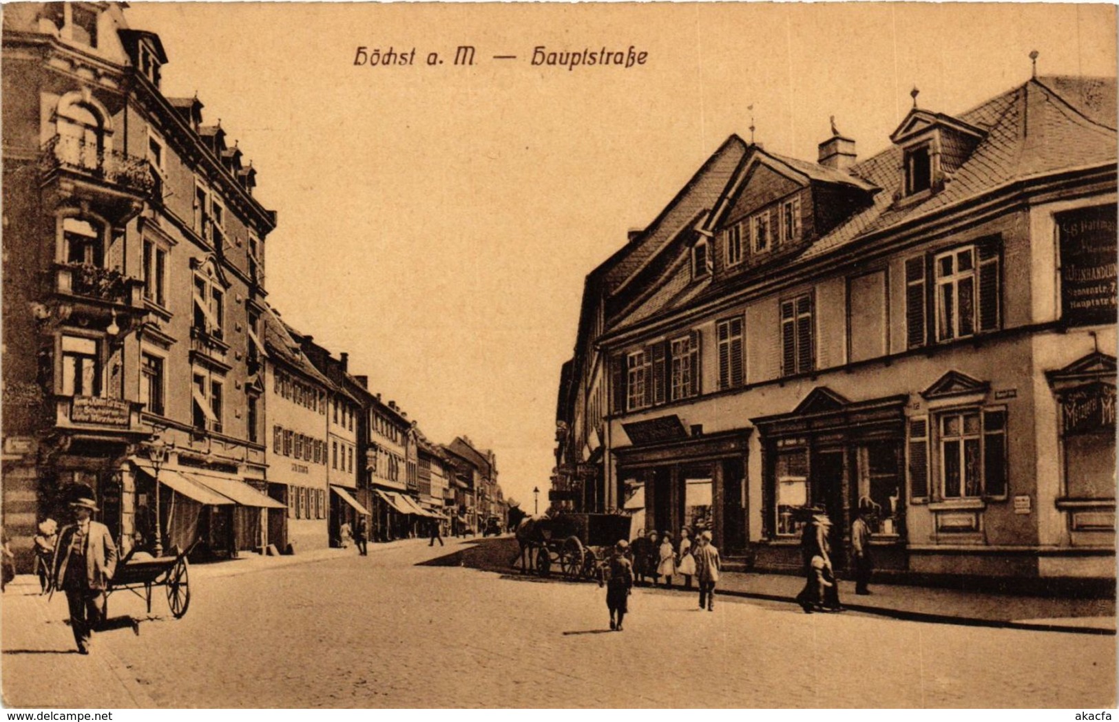 CPA AK Hochst- Hauptstrasse GERMANY (949703) - Hoechst