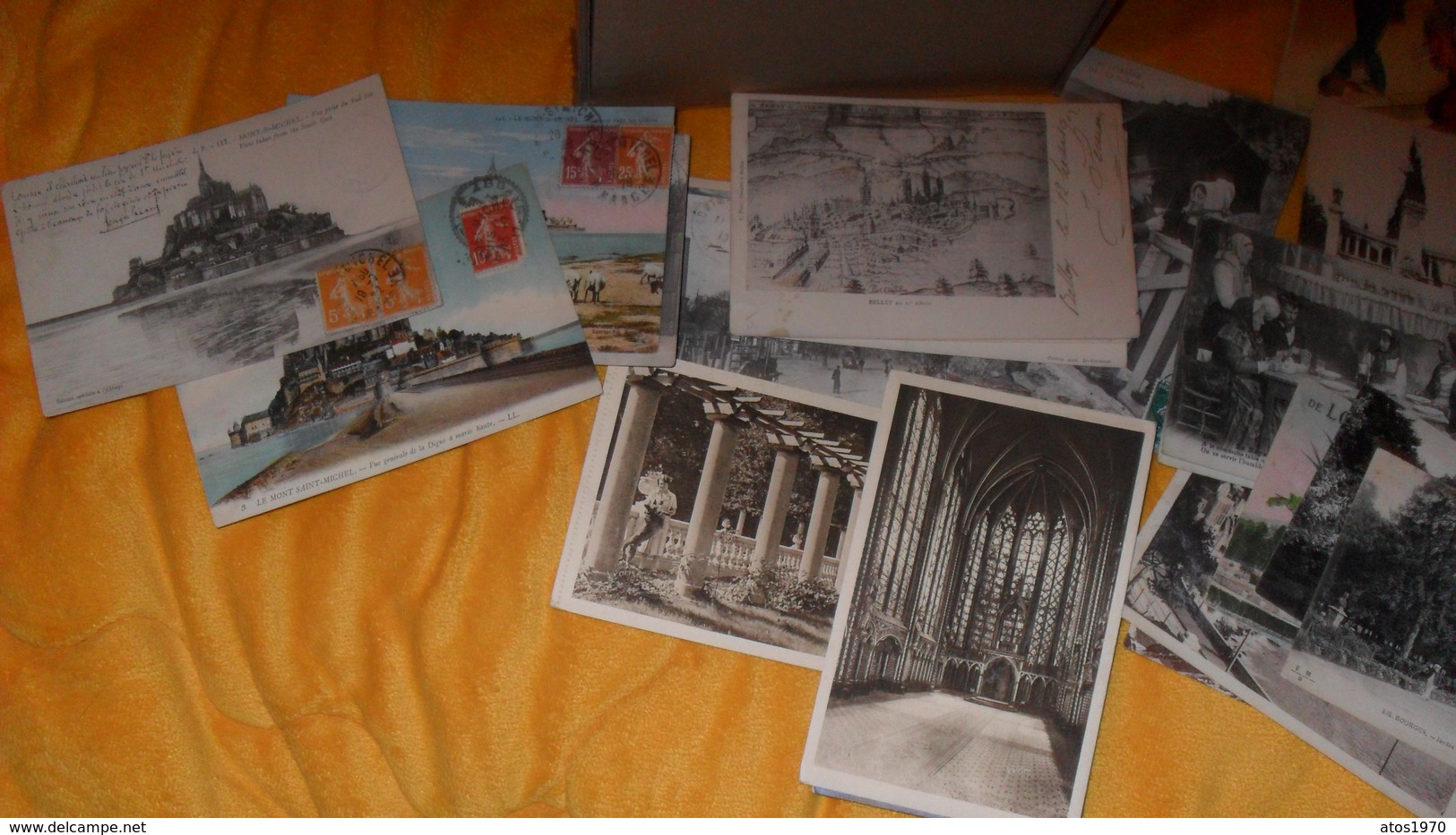 LOT ENVIRON 1130 CARTES POSTALES ANCIENNES DONT CPSM...FRANCE.  PARIS, EGLISES, VILLES,  LOURDES, MONTAGNE, A TRIER - 500 CP Min.