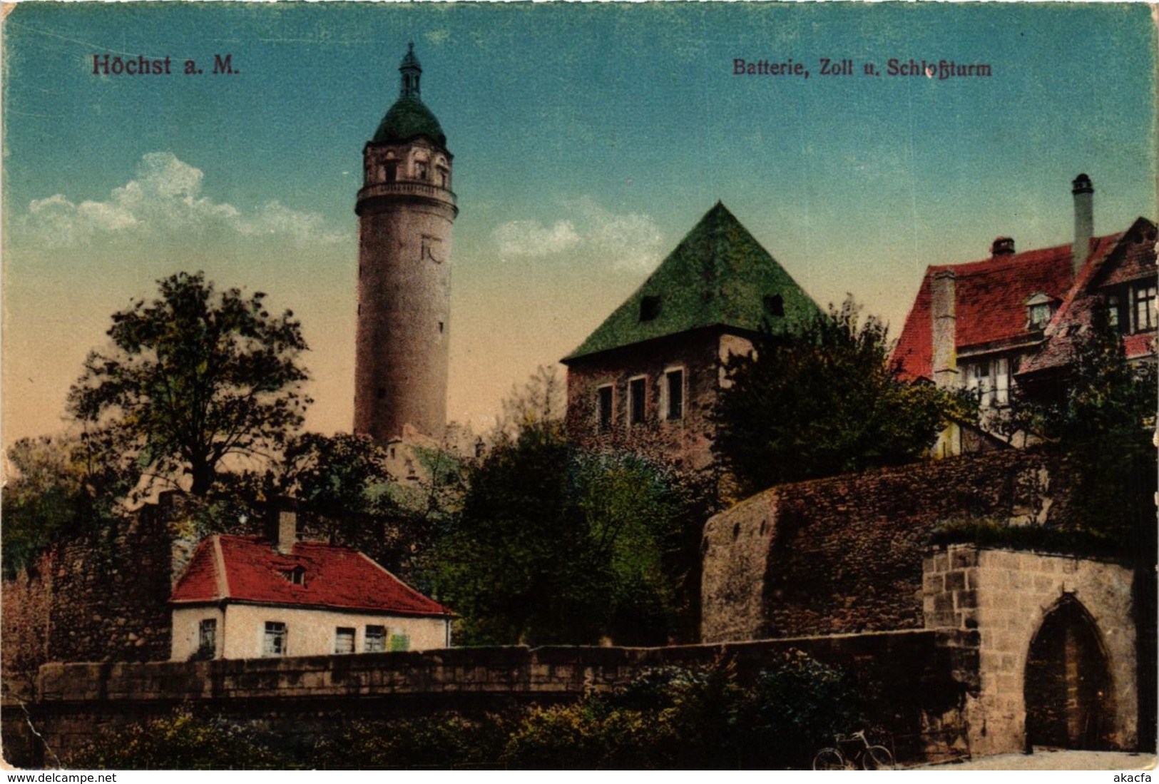 CPA AK Hochst- Batterie,Zoll U. Schlossturm GERMANY (949720) - Höchst