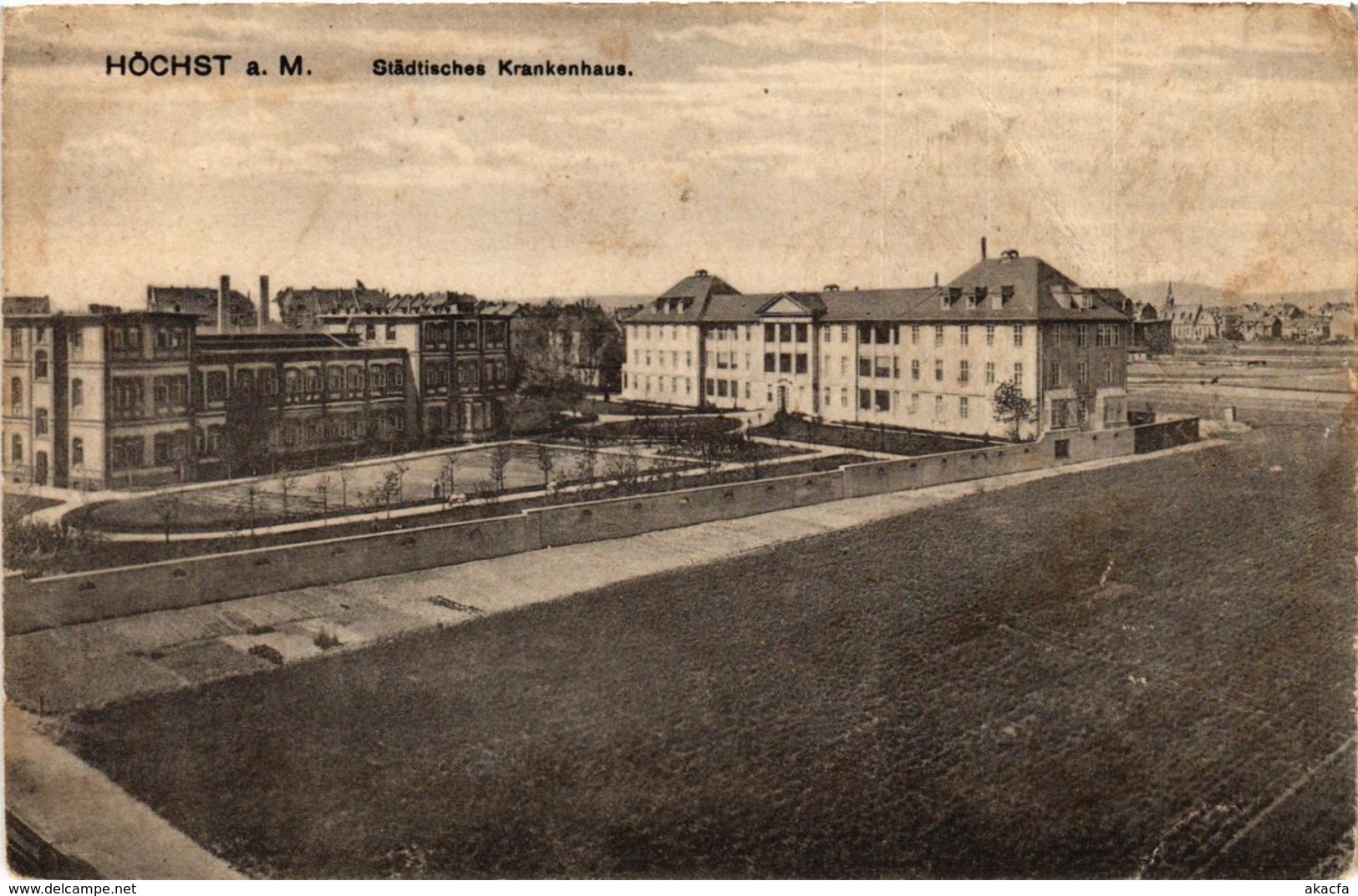 CPA AK Hochst- Stadtisches Krankenhaus GERMANY (949723) - Höchst