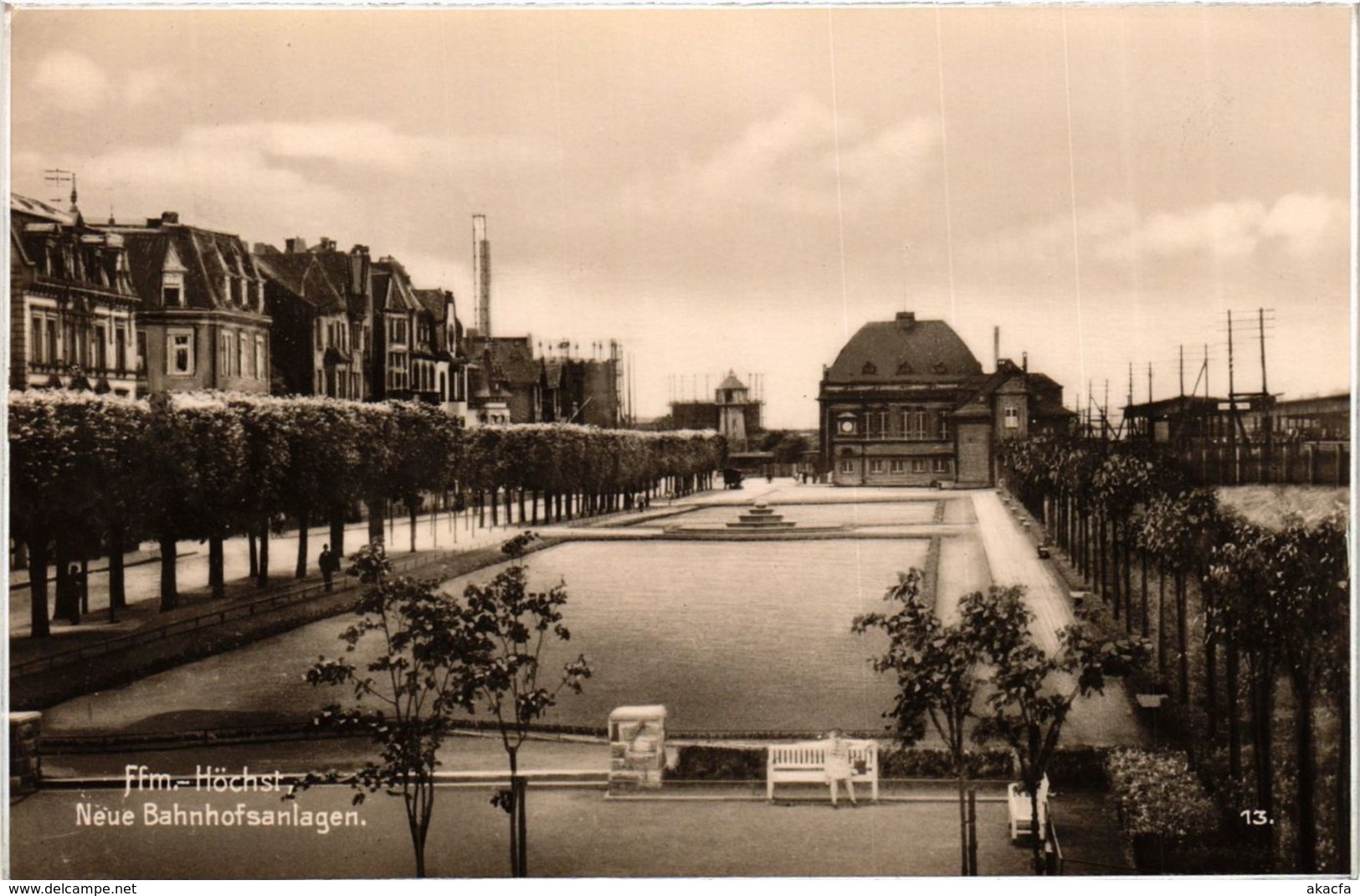 CPA AK Hochst- Neue Bahnhofsanlagen GERMANY (949728) - Höchst