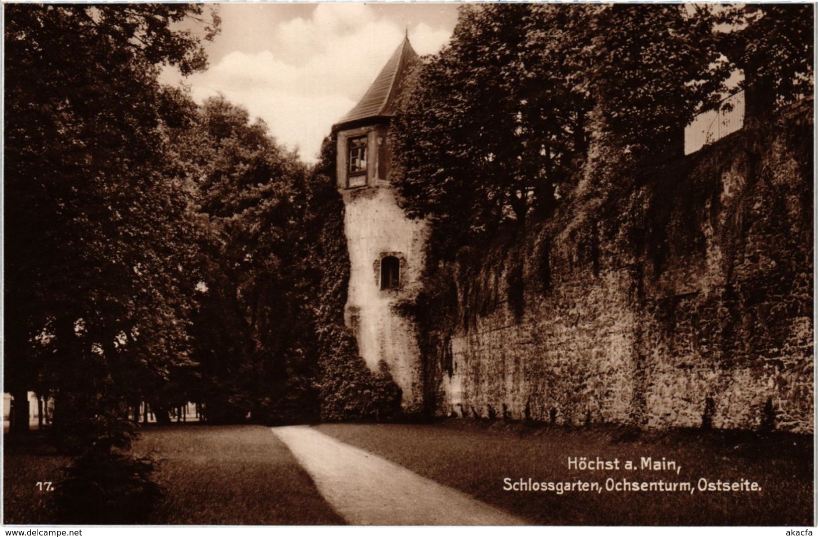 CPA AK Hochst- Schlossgarten,Ochsenturm,Ostseite GERMANY (949756) - Höchst