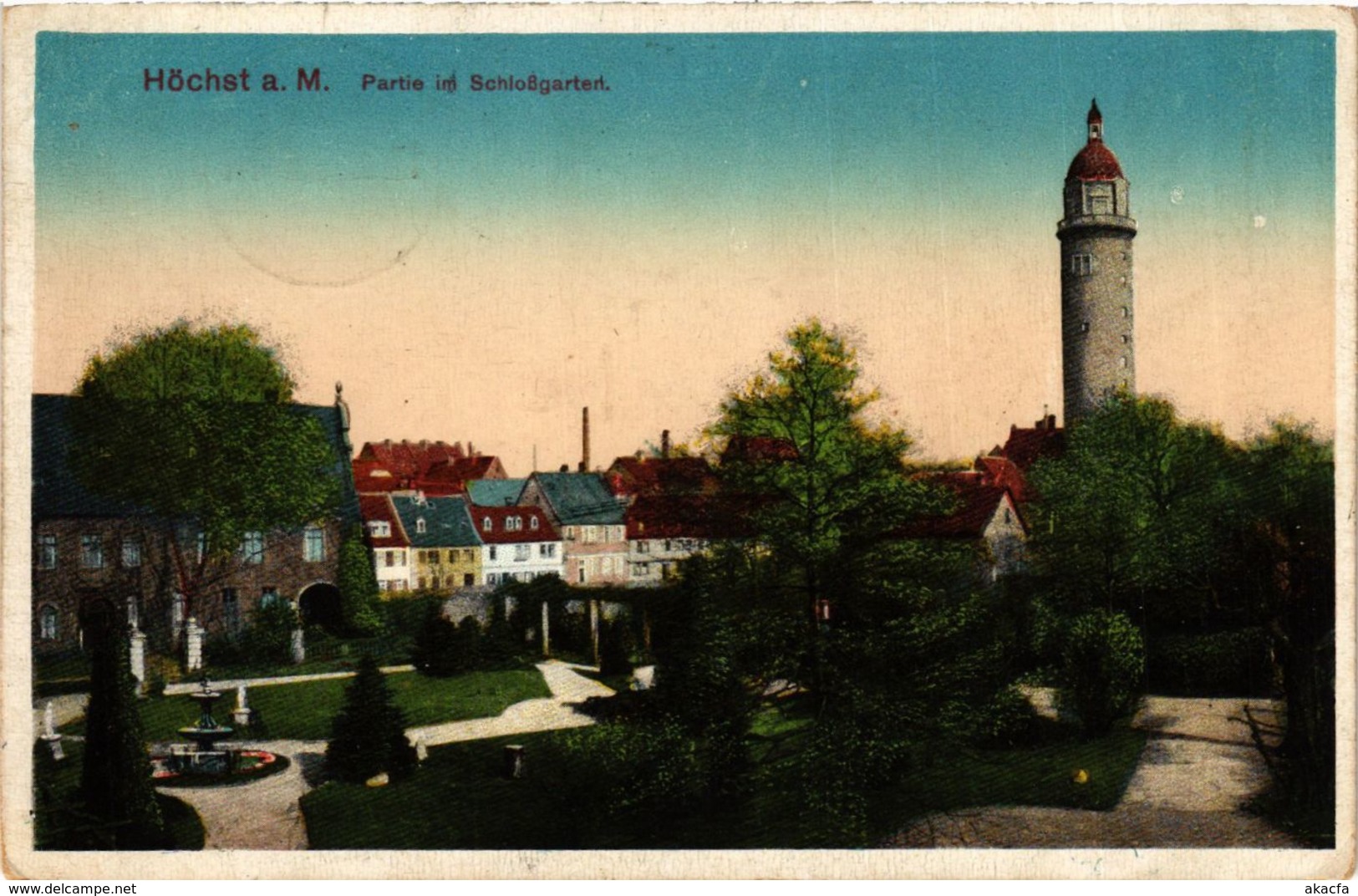 CPA AK Hochst- Partie Im Schlossgarten GERMANY (949773) - Höchst