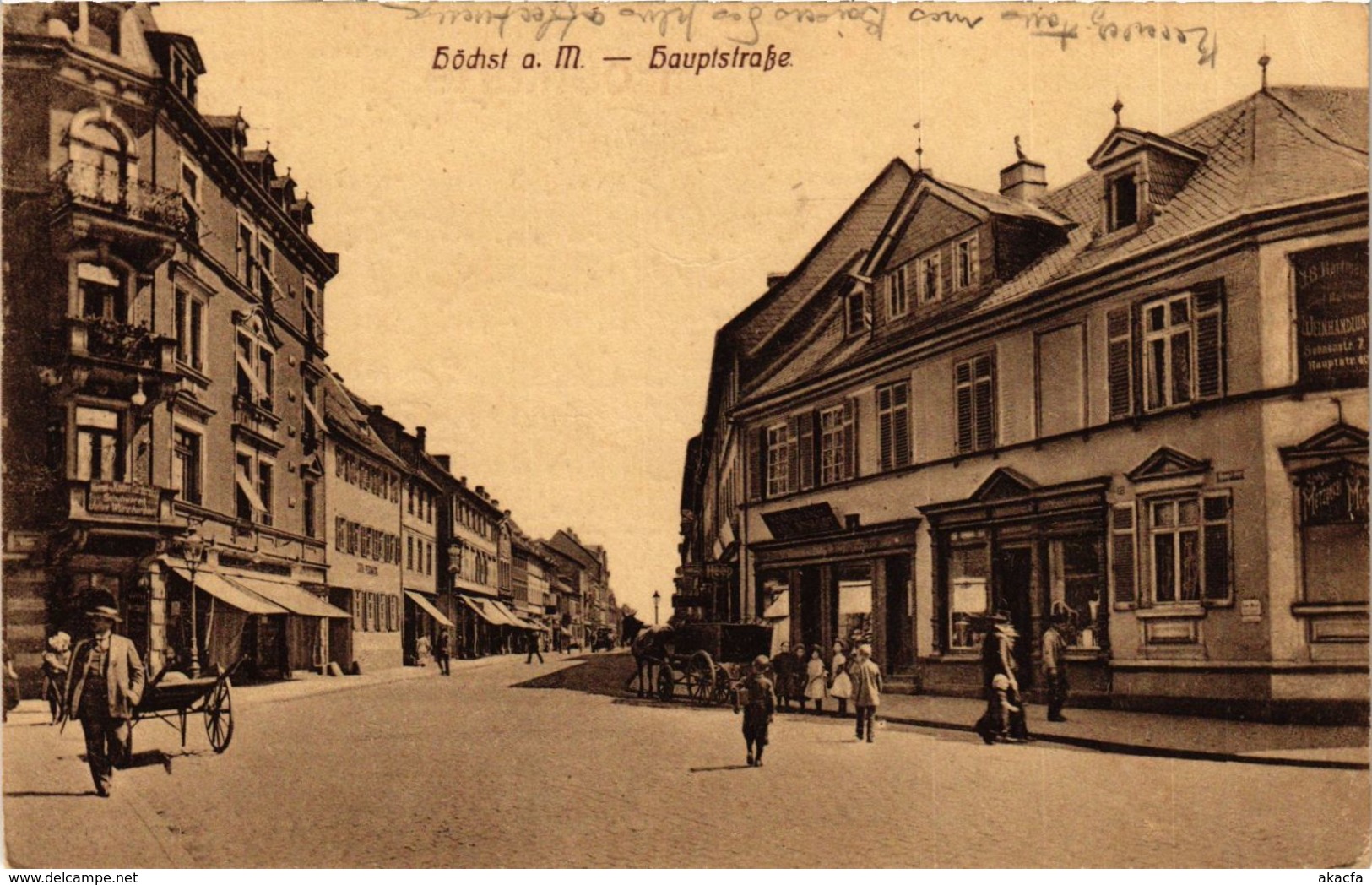 CPA AK Hochst- Hauptstrasse GERMANY (949778) - Hoechst