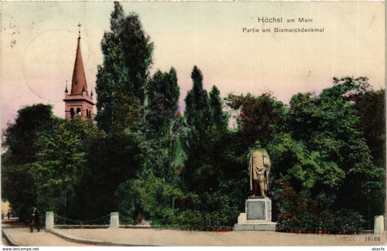 CPA AK Hochst- Partie Am Bismarckdenkmal GERMANY (949781) - Hoechst