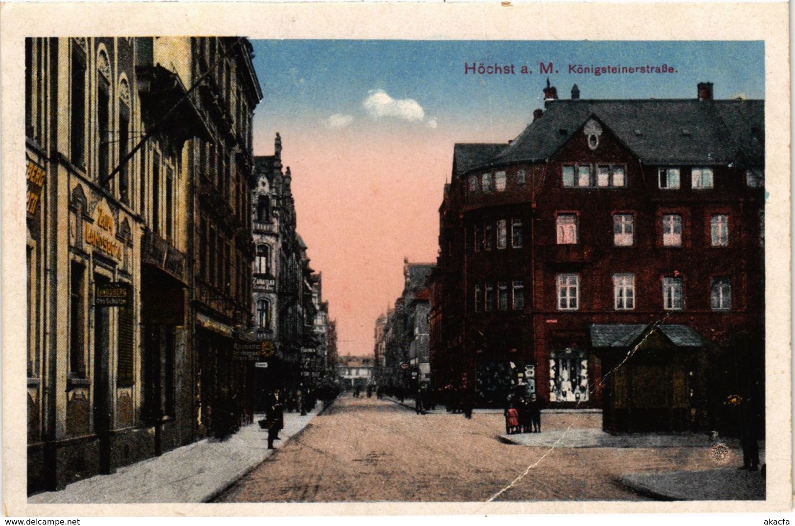 CPA AK Hochst- Konigsteinerstrasse GERMANY (949791) - Höchst