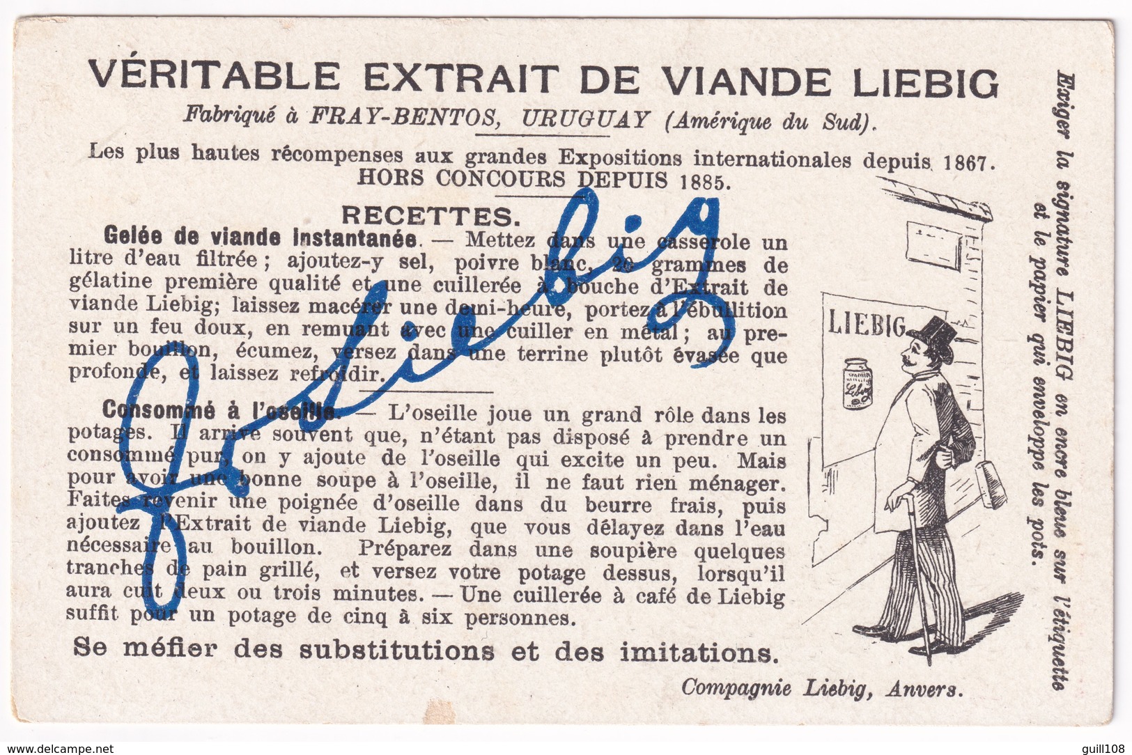 Jolie Chromo Didactique Liebig Histoire Historique De L'écriture Calligraphie Sanscrit Inde Tabac Narguilé Art A32-58 - Liebig