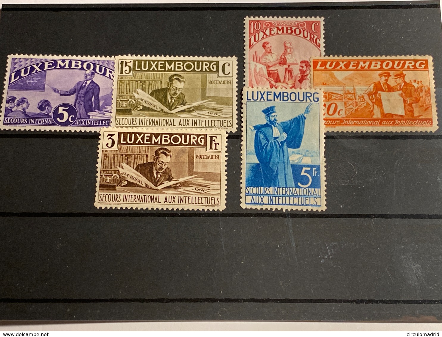 Luxemburgo Nº 259/62, 270/1 . Año 1935. - Neufs