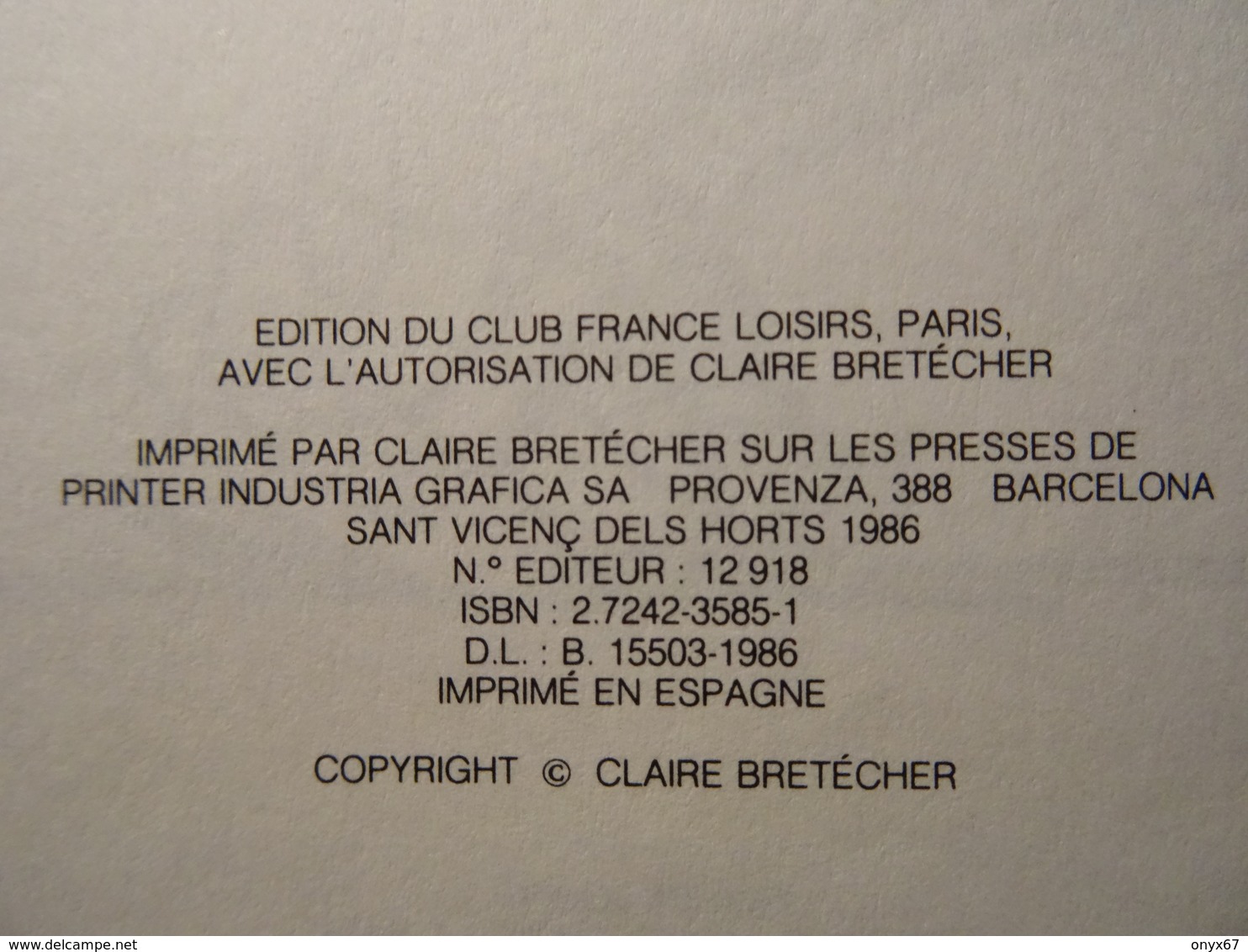 BD Cartonnée Claire BRETECHER " Docteur Ventouse Bobologue 2 "   1986  Imprimé En Espagne 3 SCANS - Brétecher