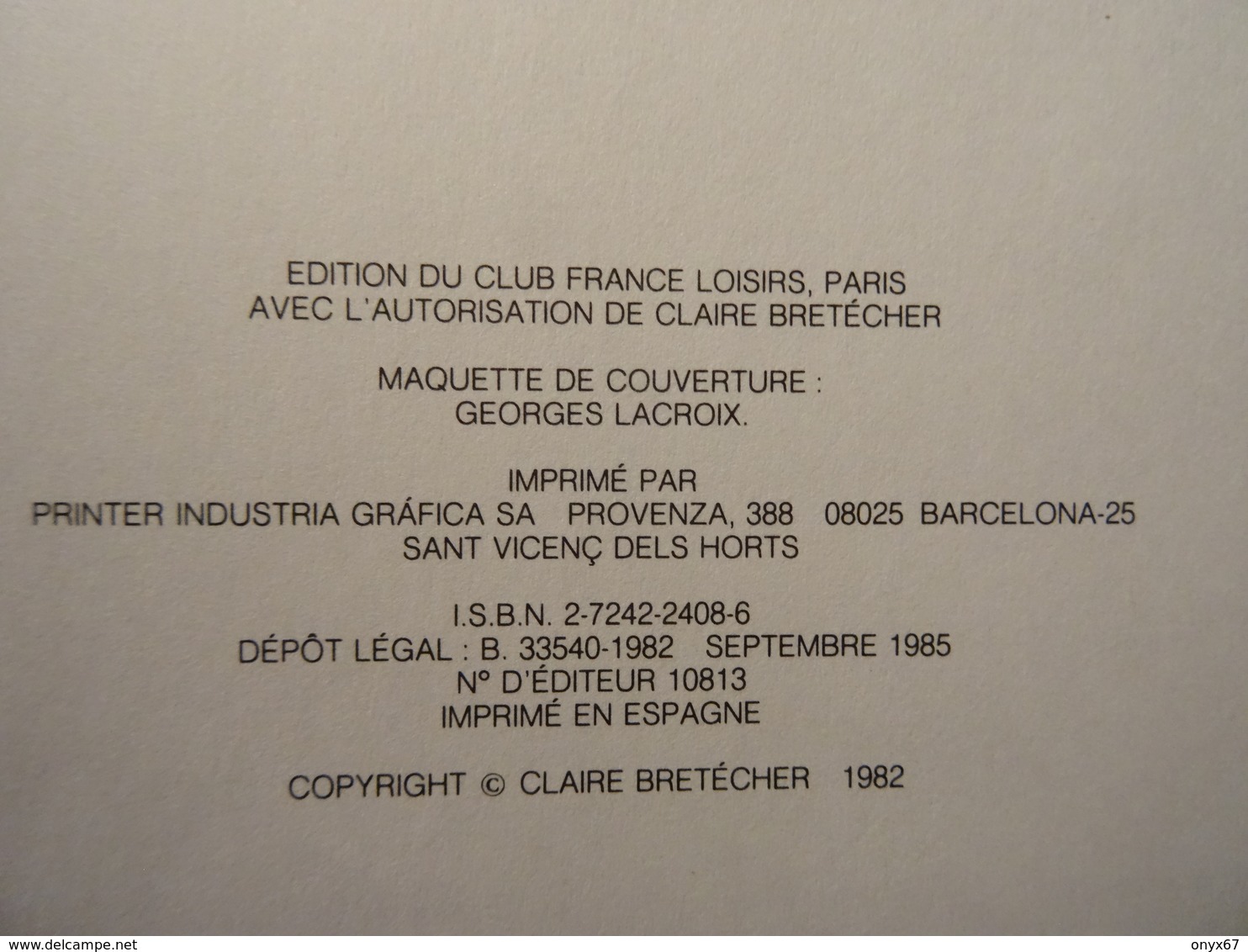 BD Cartonnée Claire BRETECHER " Les Mères "   1985  Imprimé En Espagne 3 SCANS - Brétecher