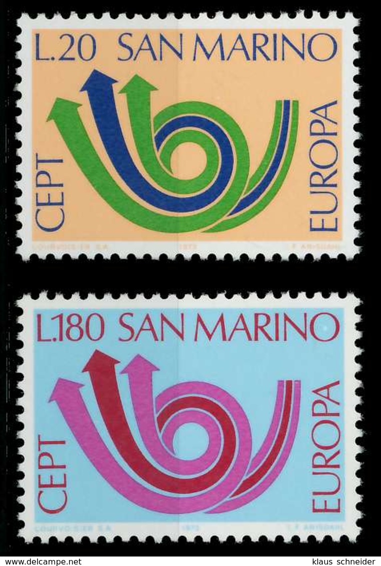 SAN MARINO 1973 Nr 1029-1030 Postfrisch S7D9D3E - Ungebraucht