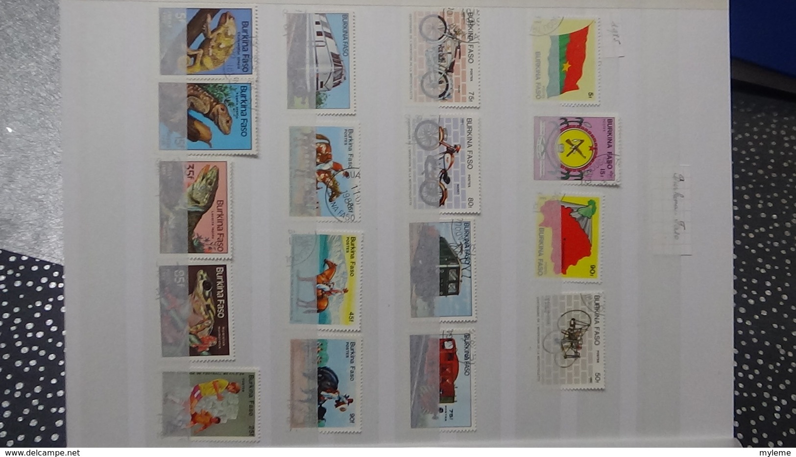 B382 Collection timbres et blocs oblitérés de divers pays d'Afrique. A saisir !!!