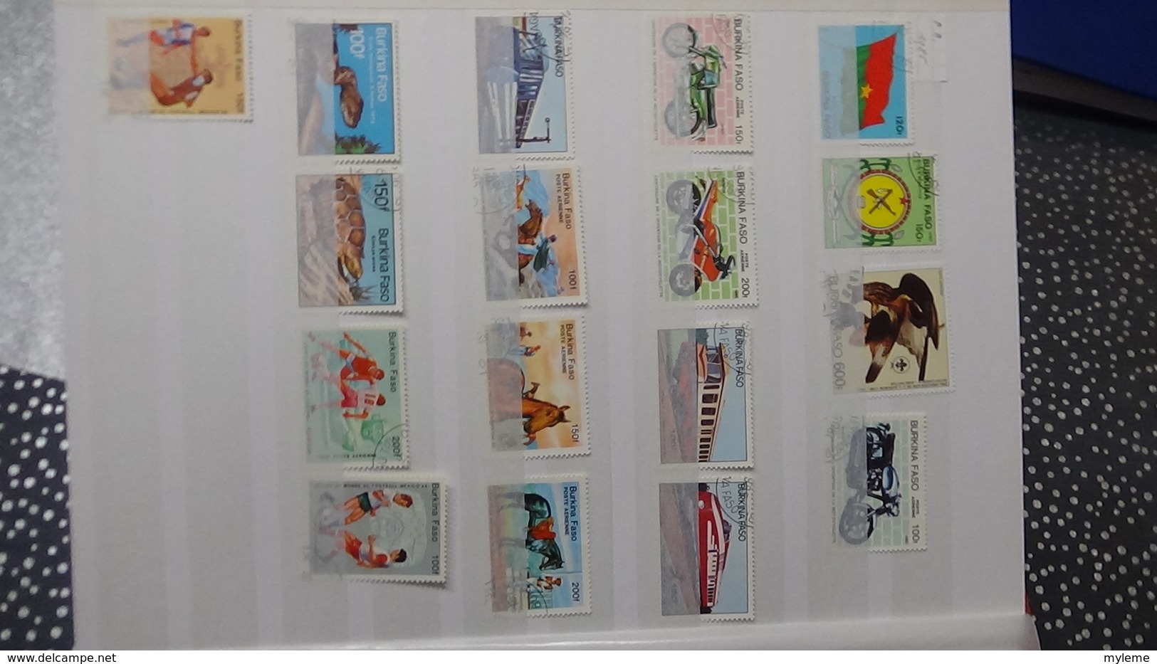 B382 Collection timbres et blocs oblitérés de divers pays d'Afrique. A saisir !!!