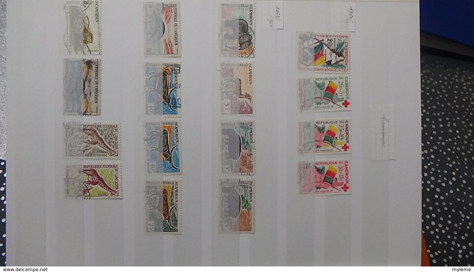 B382 Collection timbres et blocs oblitérés de divers pays d'Afrique. A saisir !!!