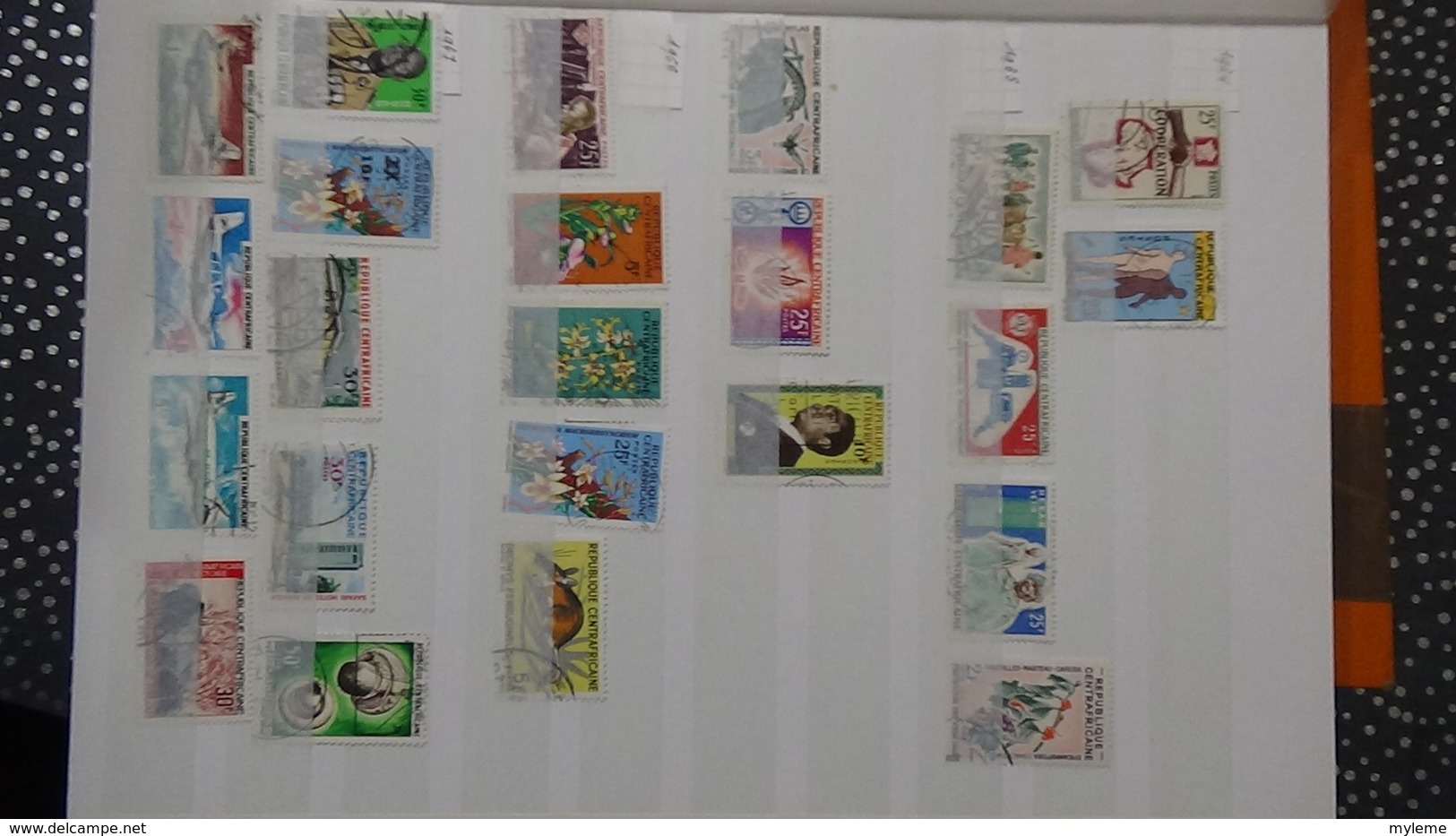 B382 Collection timbres et blocs oblitérés de divers pays d'Afrique. A saisir !!!