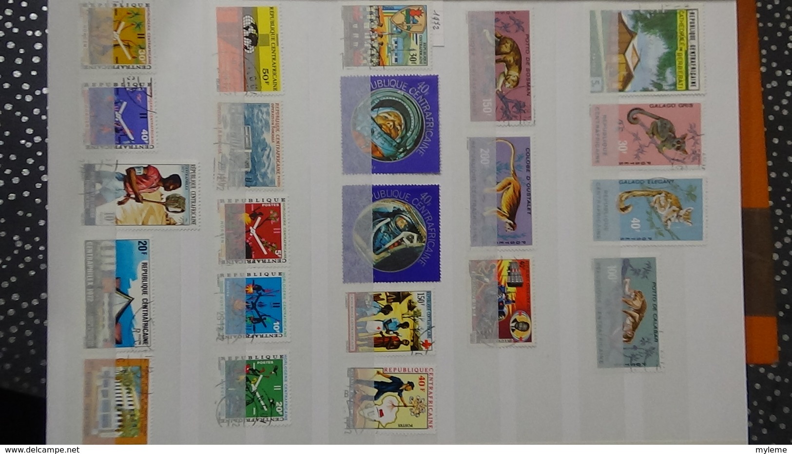 B382 Collection timbres et blocs oblitérés de divers pays d'Afrique. A saisir !!!