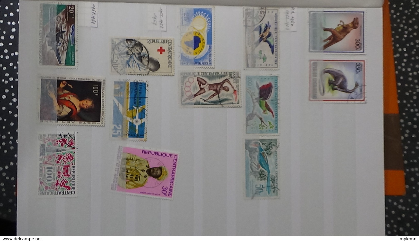 B382 Collection timbres et blocs oblitérés de divers pays d'Afrique. A saisir !!!