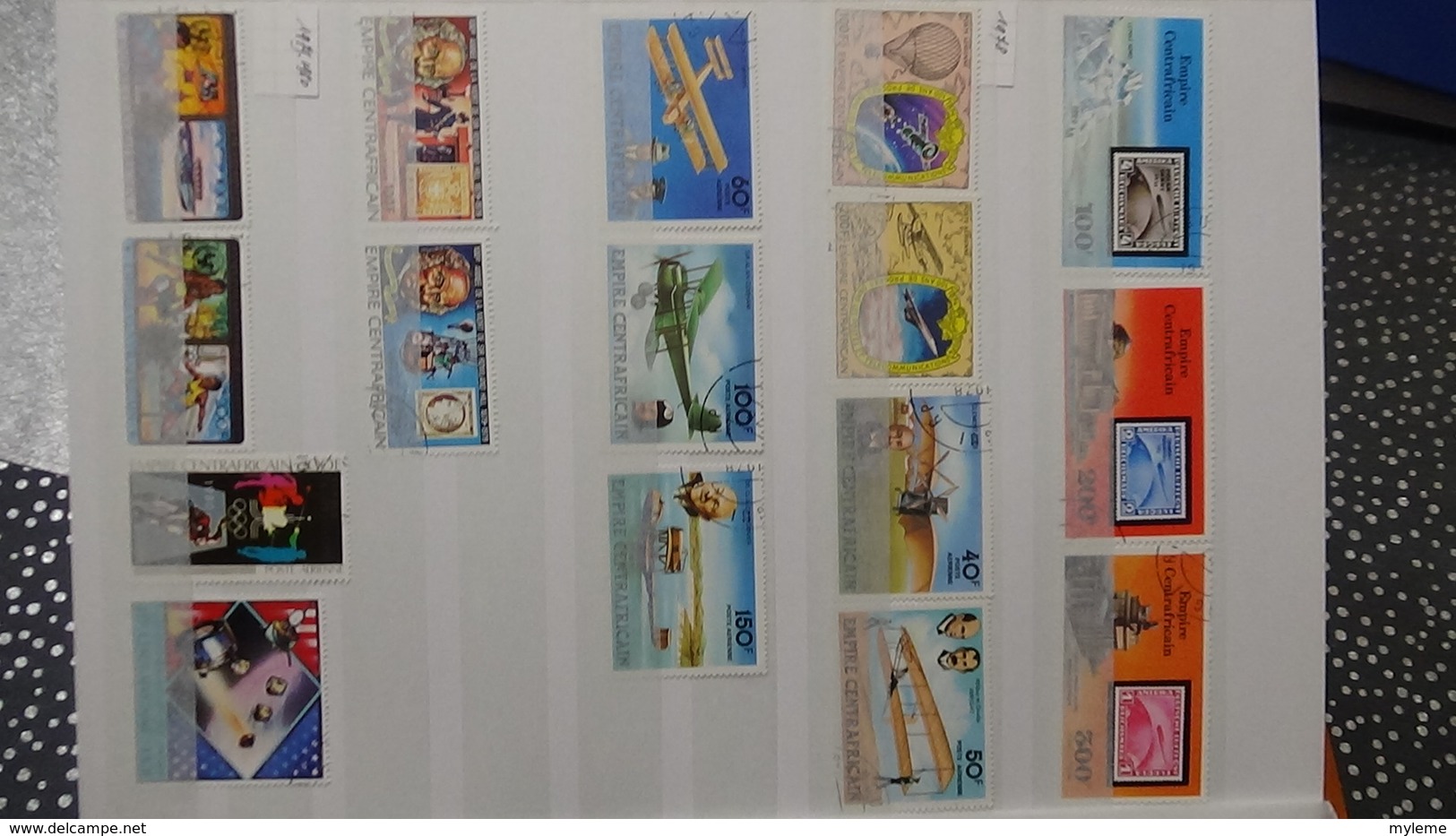 B382 Collection timbres et blocs oblitérés de divers pays d'Afrique. A saisir !!!