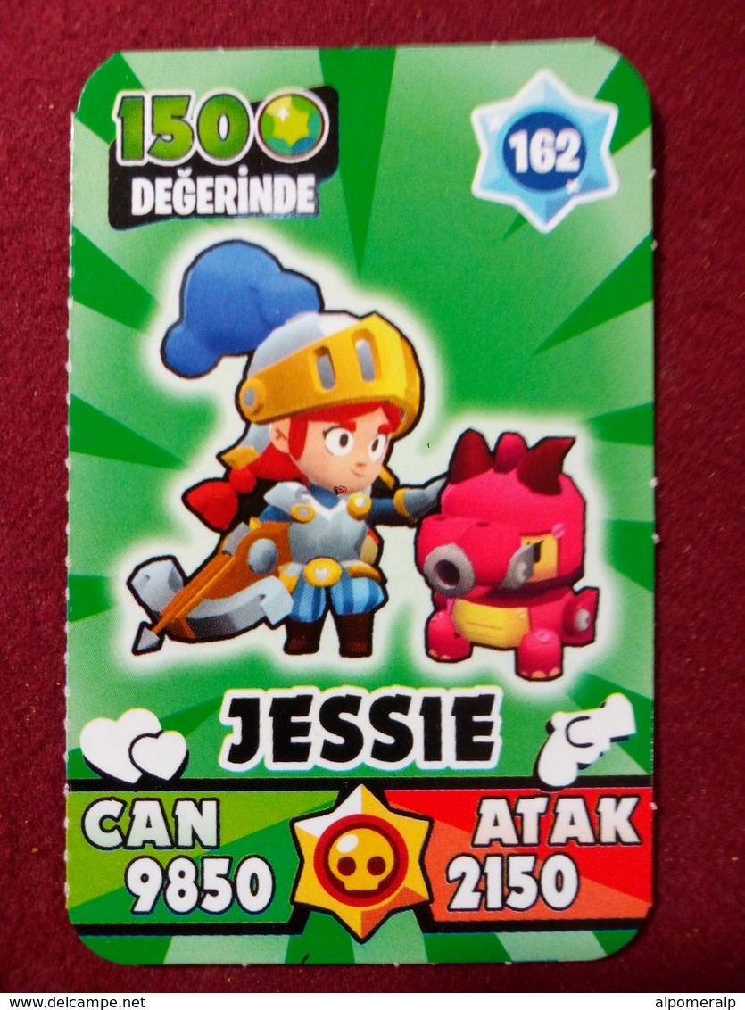 Brawl Stars - JESSIE #162 - Trading Cards Of Video Game (Supercell) - Turkish Edition - Autres & Non Classés