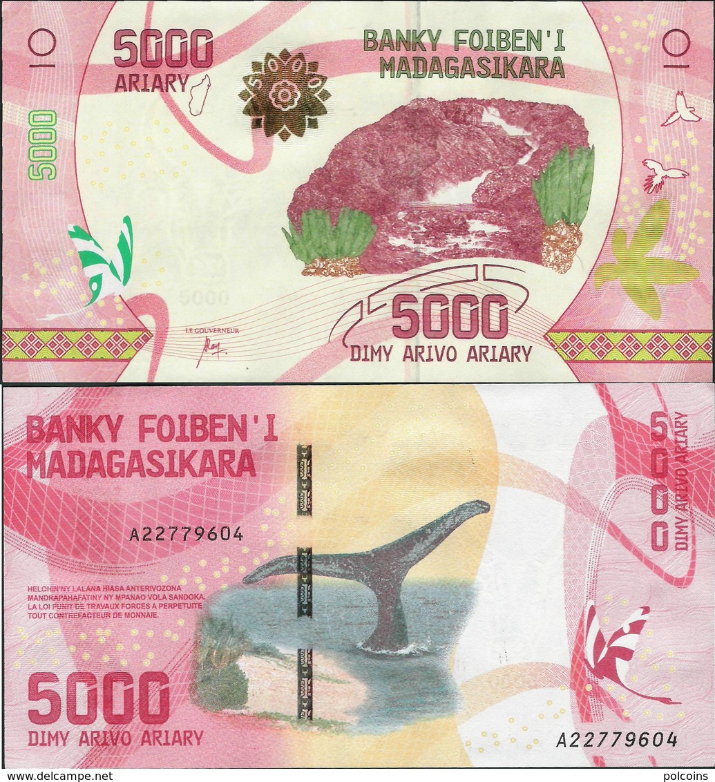 Madagascar 2017 - 5000 Ariary - Pick NEW UNC - Madagascar