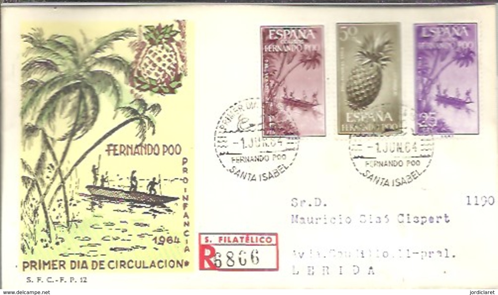 FDC 1964 - Fernando Po