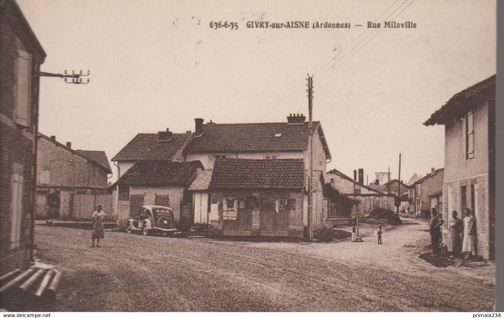 GIVRY  - RUE MILAVILLE - Other & Unclassified