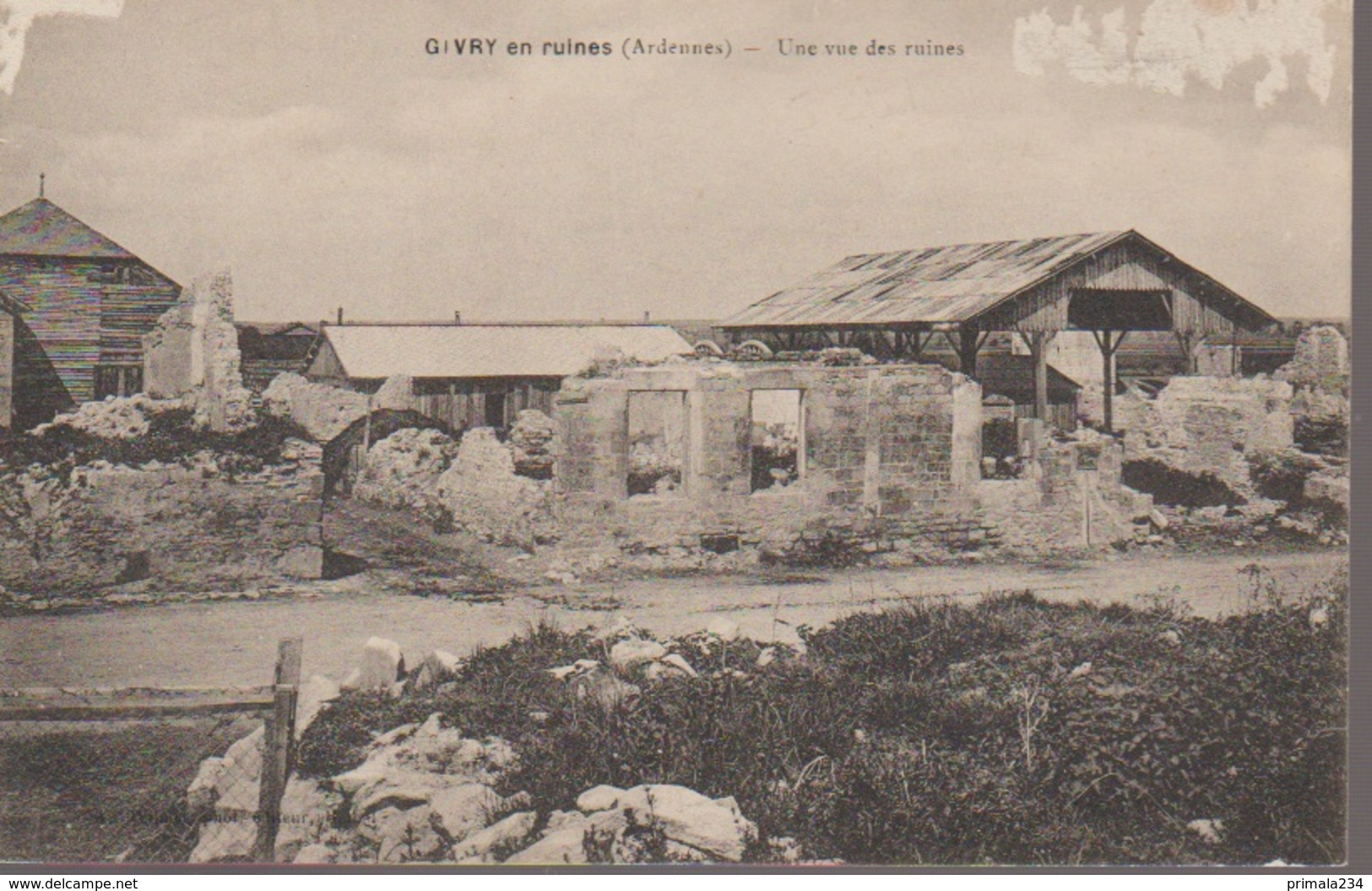 GIVRY  -VUE SUR LES RUINES - Altri & Non Classificati