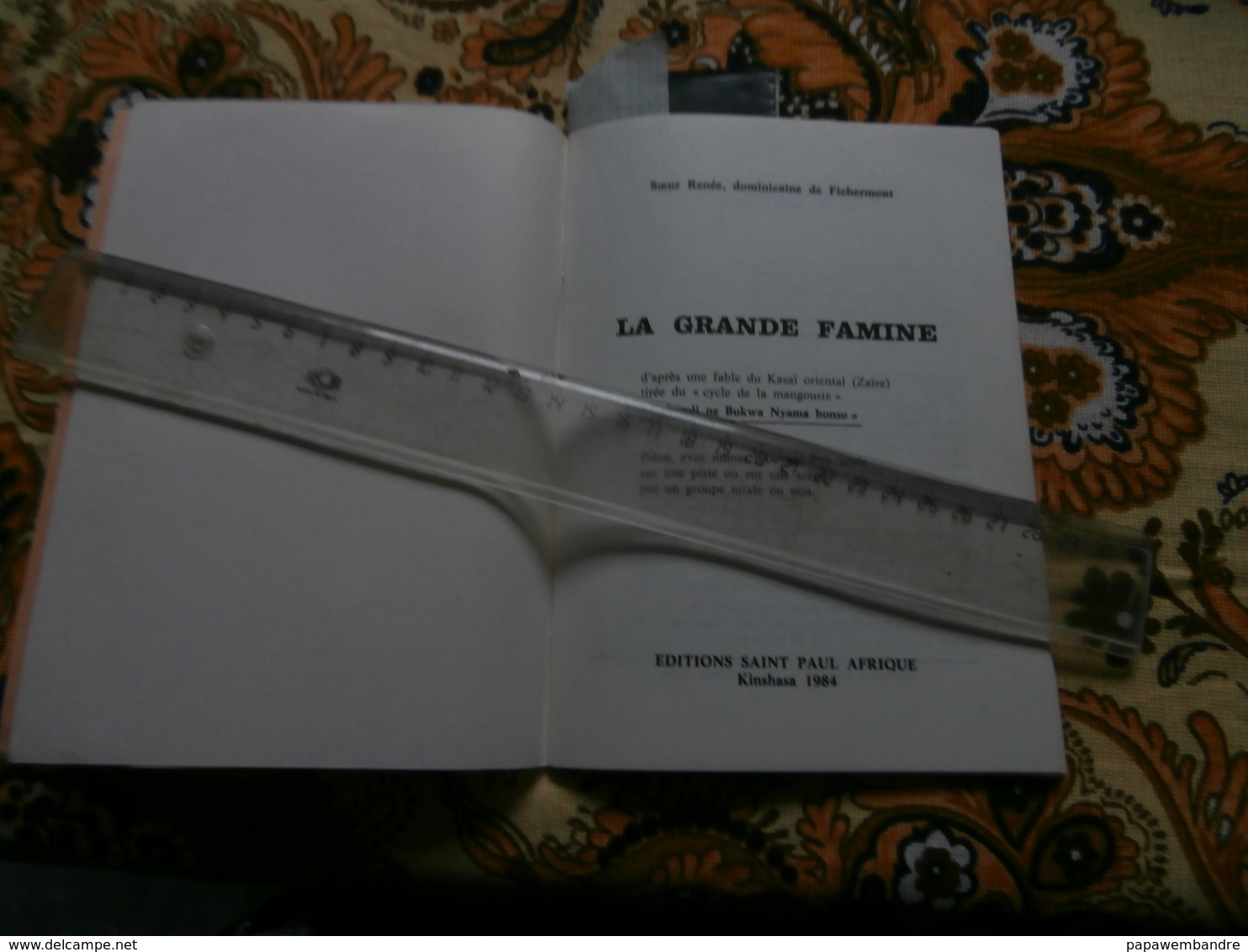 Renée Van Coppenolle : La Grande Famine (1984) Congo, Kinshasa, Lepa Mabila Saye - Historique